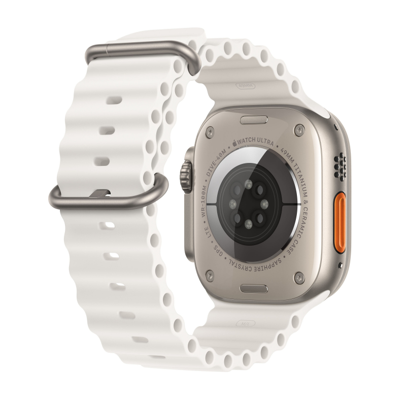 Картинка Apple Watch Ultra GPS + Cellular, 49 мм, корпус из титана, ремешок Ocean от магазина BXSTORE