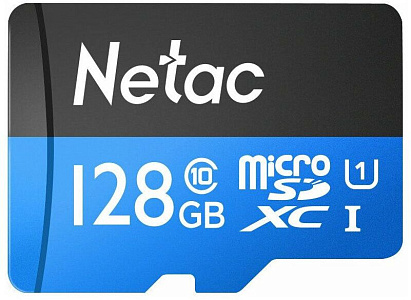 Флеш карта microSDXC 128GB Netac NT02P500STN-128G-S P500 w/o adapter
