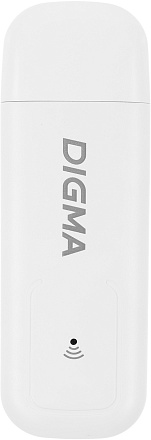 Модем 3G/4G Digma Dongle Wi-Fi DW1960 USB Wi-Fi Firewall +Router внешний белый