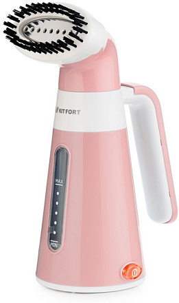 Отпариватель ручной Kitfort КТ-928-2 600Вт персиковый/белый