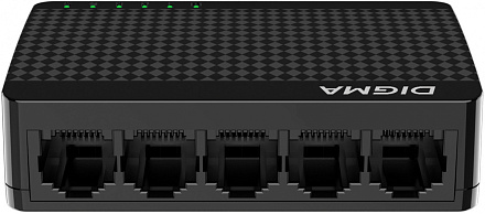 Коммутатор Digma DSW-305FE 5x100Мбит/с неуправляемый