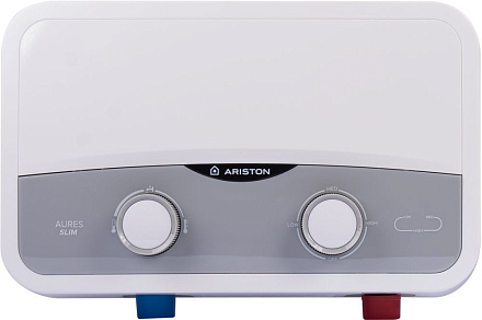 Водонагреватель Ariston Aures SF 5.5 COM 5.5кВт электрический настенный/серебристый