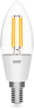 Умная лампа Gauss Smart Home C35 E14 (упак.:1шт) (1230112)