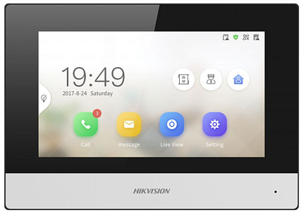 Видеодомофон Hikvision DS-KH6320-WTDE1 белый