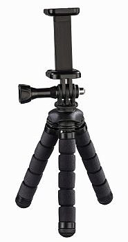 Штатив Hama Flex S универсальный черный алюминиевый сплав (70гр.)