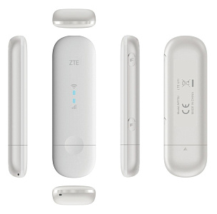 Модем 2G/3G/4G ZTE MF79N USB Wi-Fi Firewall +Router внешний белый