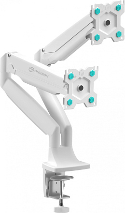 Кронштейн для мониторов Onkron G200 белый 13"-32" макс.18кг настольный поворот и наклон верт.перемещ.