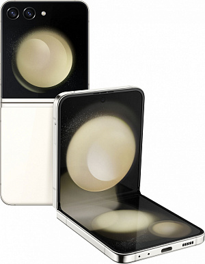 Смартфон Samsung SM-F731B Galaxy Z Flip 5 5G 512Gb 8Gb бежевый раскладной 3G 4G 1Sim 6.7" 1080x2640 Android 13 12Mpix 802.11 a/b/g/n/ac/ax NFC GPS GSM900/1800 GSM1900 TouchSc Protect