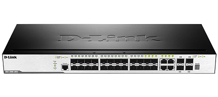 Коммутатор D-Link DGS-3000-28SC/A1A 4x1Гбит/с 20SFP 4SFP+ управляемый