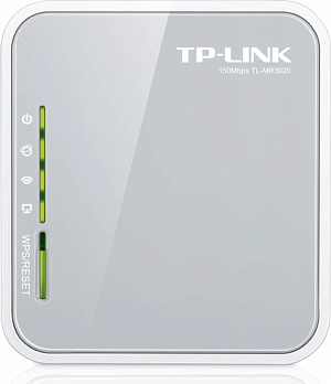 Роутер беспроводной TP-Link TL-MR3020 N300 10/100BASE-TX/4G ready белый
