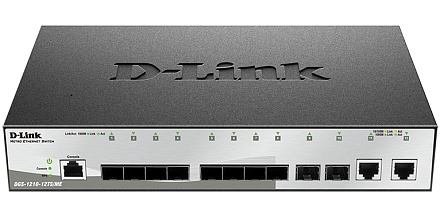 Коммутатор D-Link DGS-1210-12TS/ME 2x1Гбит/с 10SFP управляемый