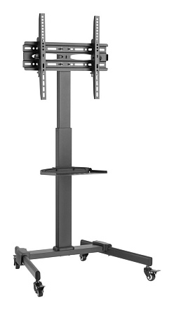 Подставка для телевизора Ultramounts UM252 черный 32"-55" макс.35кг напольный мобильный