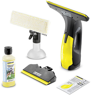 Мойщик окон Karcher WV 2 Black Limited Edition шир.скреб.:280мм пит.:от аккум. черный/желтый