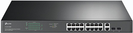 Коммутатор TP-Link JetStream TL-SG1218MP 18x1Гбит/с 16PoE+ 250W неуправляемый
