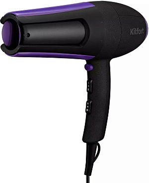 Фен Kitfort КТ-3232-1 2000Вт черный/фиолетовый