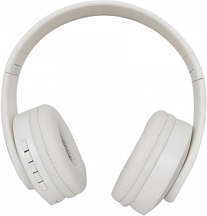 Гарнитура накладные Hyundai H-HP102 белый беспроводные bluetooth оголовье