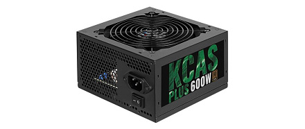 Блок питания Aerocool ATX 600W KCAS PLUS 600 80+ bronze 24pin APFC 120mm fan 7xSATA RTL