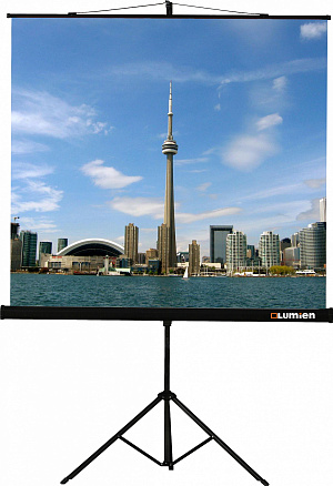 Экран на треноге Lumien 153x153см Eco View LEV-100106 1:1 напольный рулонный