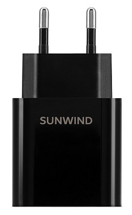 Сетевое зар./устр. SunWind SWWA2 20W 3A (PD) USB-C черный (SWWA2H0100BK)