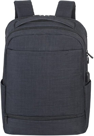 Рюкзак для ноутбука 17.3" Riva 8365 черный полиэстер
