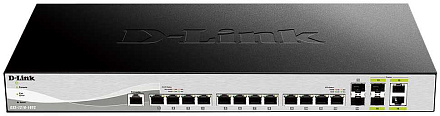 Коммутатор D-Link DXS-1210-16TC 12x10Гбит/с настраиваемый
