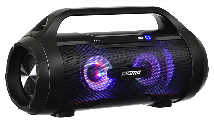 Колонка порт. Digma S-34 черный 25W 1.0 BT/USB 3000mAh (SP3425B)