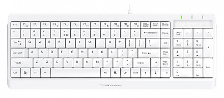 Клавиатура A4Tech Fstyler FK15 белый USB (FK15 WHITE)