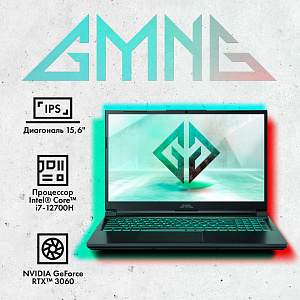 Ноутбук GMNG Skill Core i7 12700H 32Gb SSD1Tb NVIDIA GeForce RTX 3060 6Gb 15.6" IPS QHD (2560x1440) noOS black WiFi BT Cam 3410mAh (MN15P7-BEСN01)