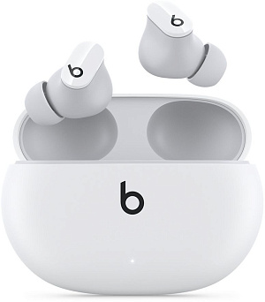 Гарнитура вкладыши Beats Studio Buds True Wireless Noise Cancelling белый беспроводные bluetooth в ушной раковине (MJ4Y3EE/A)