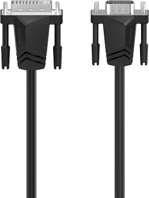 Кабель Hama H-200714 DVI-I(m) VGA (m) 1.5м (00200714) черный