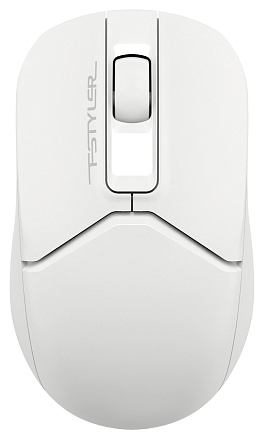 Мышь A4Tech Fstyler FB12 белый оптическая (1200dpi) беспроводная BT/Radio USB (3but)