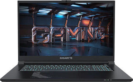 Ноутбук Gigabyte G7 KF Core i5 12500H 16Gb SSD512Gb NVIDIA GeForce RTX4060 8Gb 17.3" IPS FHD (1920x1080) Windows 11 Home black WiFi BT Cam (KF-E3KZ213SH)