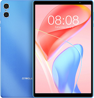 Планшет Teclast P26T A523 (1.8) 8C RAM4Gb ROM128Gb 10.1" IPS 1280x800 Android 13 голубой 5Mpix 2Mpix BT WiFi Touch microSD 1Tb 6000mAh
