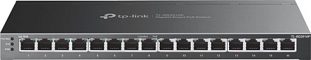 Коммутатор TP-Link TL-SG2016P 16x1Гбит/с 8PoE+ 120W управляемый
