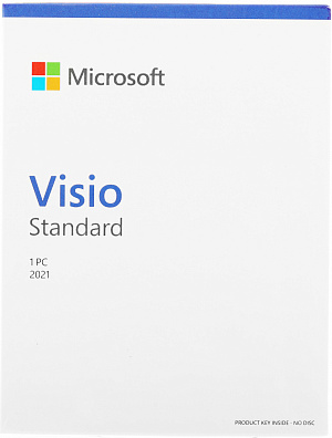 Офисное приложение Microsoft Visio Standard 2021 Win English Medialess P8 (D86-05954)