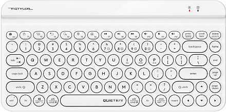 Клавиатура A4Tech Fstyler FBK30 белый USB беспроводная BT/Radio slim Multimedia (FBK30 WHITE)
