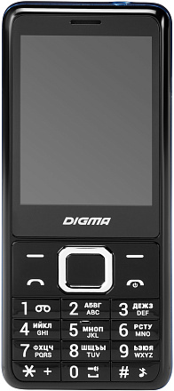 Мобильный телефон Digma LINX B280 32Mb черный моноблок 2Sim 2.8" 240x320 0.08Mpix GSM900/1800 FM microSD max16Gb