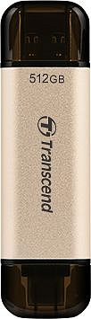 Флеш Диск Transcend 512Gb Jetflash 930С TS512GJF930C USB3.0 золотистый/черный