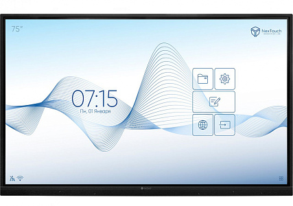 Интерактивный комплекс NexTouch Nextpanel 75 IFCCV1INT75 75" IR Android 8.0 Intel Core i5 DDR4 8Gb SSD 128Gb 4K (3840x2160)