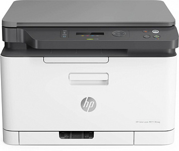 МФУ лазерный HP Color 178nw (4ZB96A) A4 WiFi белый/серый