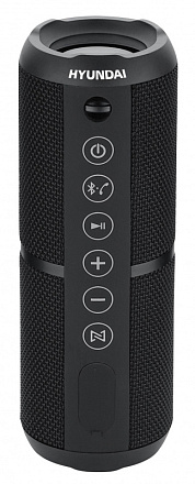 Колонка порт. Hyundai H-PAC320 черный 20W 1.0 BT/3.5Jack/USB 10м 4400mAh
