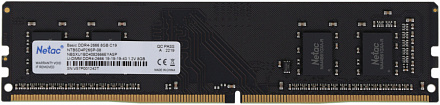 Память DDR4 8Gb 2666MHz Netac NTBSD4P26SP-08 Basic RTL PC4-21300 CL19 DIMM 288-pin 1.2В single rank Ret