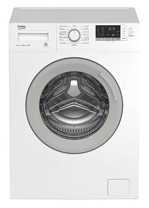 Стиральная машина Beko WSRE6H612ZAWI класс: A-10% загр.фронтальная макс.:6.5кг белый
