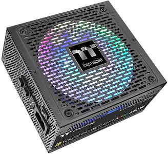 Блок питания Thermaltake ATX 650W Toughpower GF1 ARGB 80+ gold (20+4pin) APFC 140mm fan color LED 9xSATA Cab Manag RTL