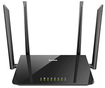 Роутер беспроводной D-Link DIR-843/RU/B1A 10/100/1000BASE-TX черный