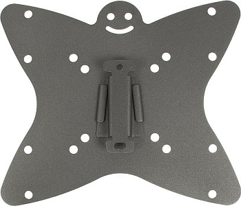 Кронштейн для телевизора Holder LCDS-5049 металлик 19"-32" макс.30кг настенный фиксированный