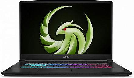 Ноутбук MSI Bravo 17 D7VE-078RU Ryzen 7 7735HS 16Gb SSD512Gb NVIDIA GeForce RTX4050 6Gb 17.3" IPS FHD (1920x1080) Windows 11 Home black WiFi BT Cam (9S7-17LN11-078)