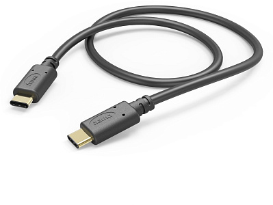 Кабель Hama 00201591 USB Type-C (m)-USB Type-C (m) 1.5м черный (упак.:1шт)