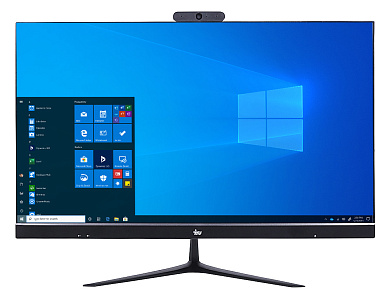 Моноблок IRU Office P2310H4 23.8" Full HD i3 10105 (3.7) 8Gb SSD240Gb UHDG 630 Windows 11 Professional 64 GbitEth WiFi BT 120W Cam черный 1920x1080 (RUS)