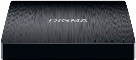 Коммутатор Digma DSW-105GE 5x1Гбит/с неуправляемый